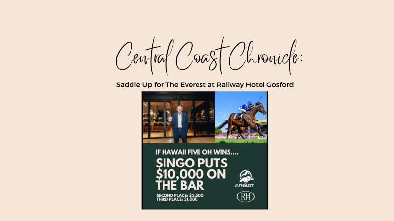 Saddle Up for The Everest at Railway Hotel Gosford